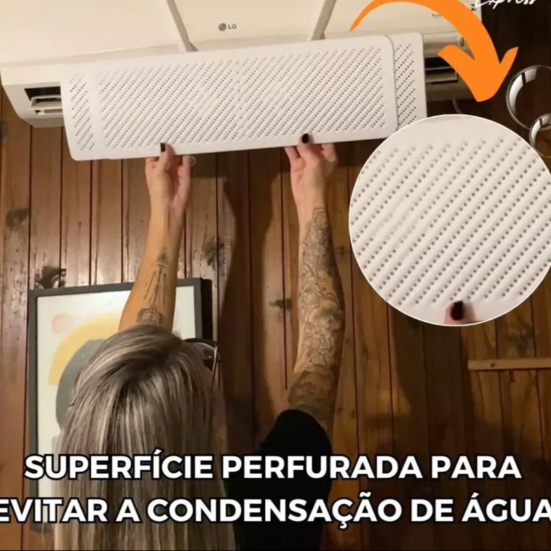 Defletor de Ar Condicionado Ajustável - ClimaFlex Pro